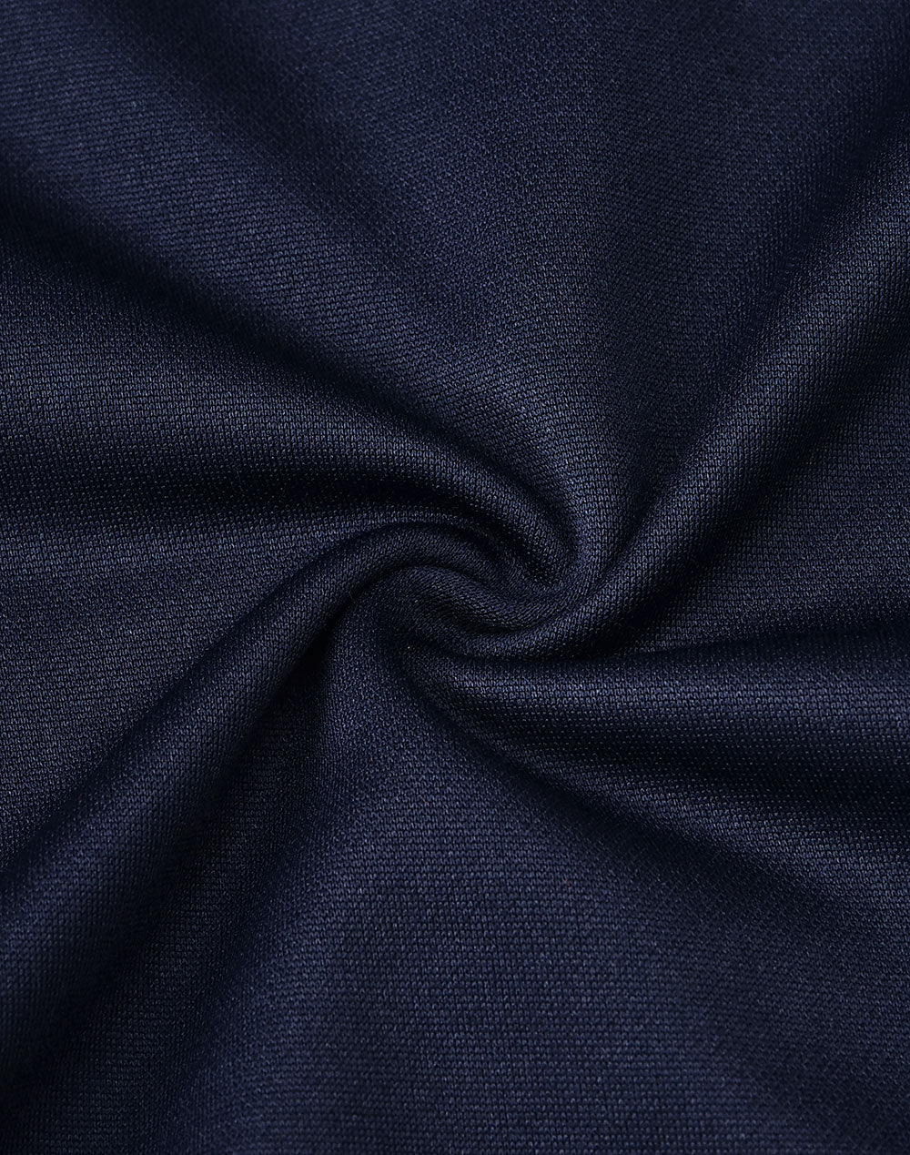 Ladies Sustainable Poly/Cotton Contrast Ss Polo - Navy/White - Fabric