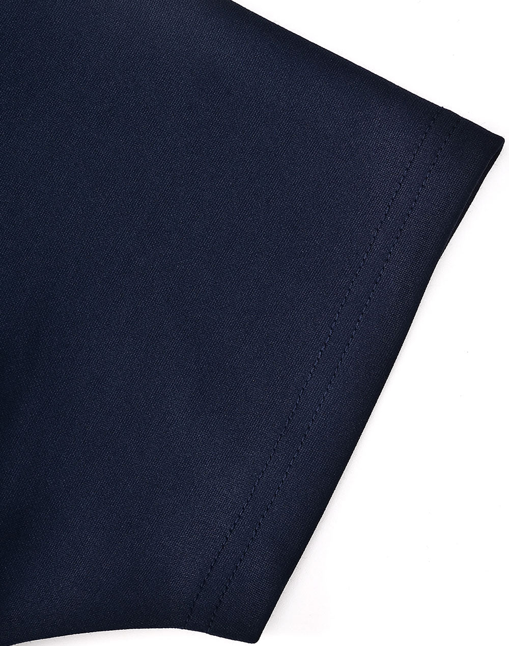 Ladies Sustainable Poly/Cotton Contrast Ss Polo - Navy/White - View