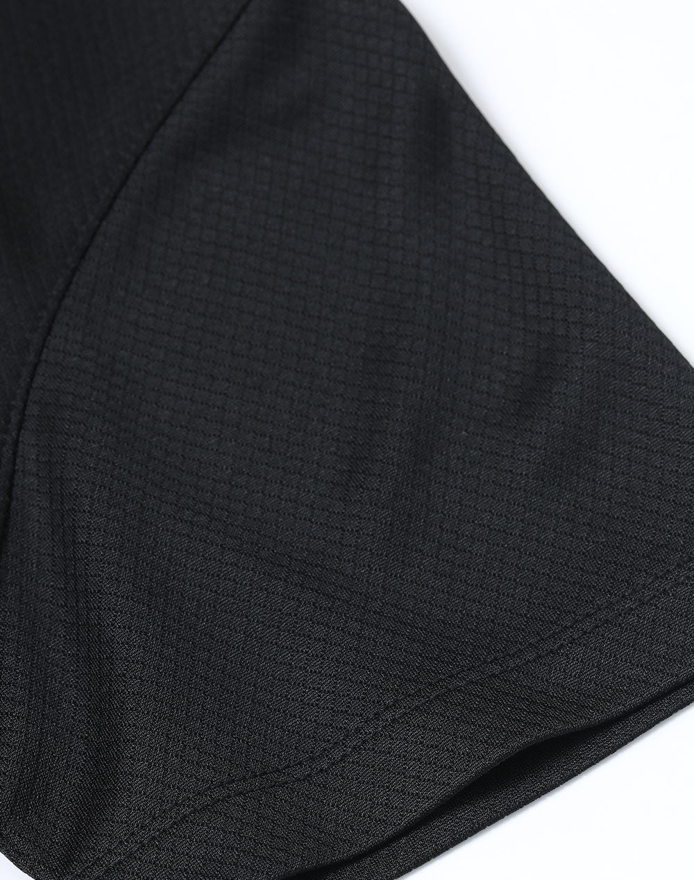 Sustainable Jacquard Knit Polo Men's - Coal - View