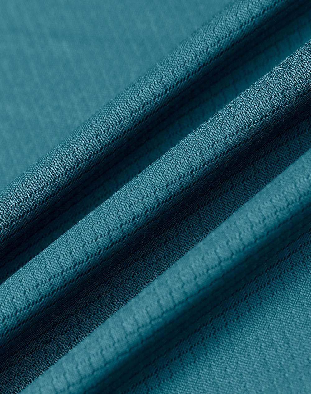 Sustainable Jacquard Knit Polo Ladies - Atlantic - Fabric