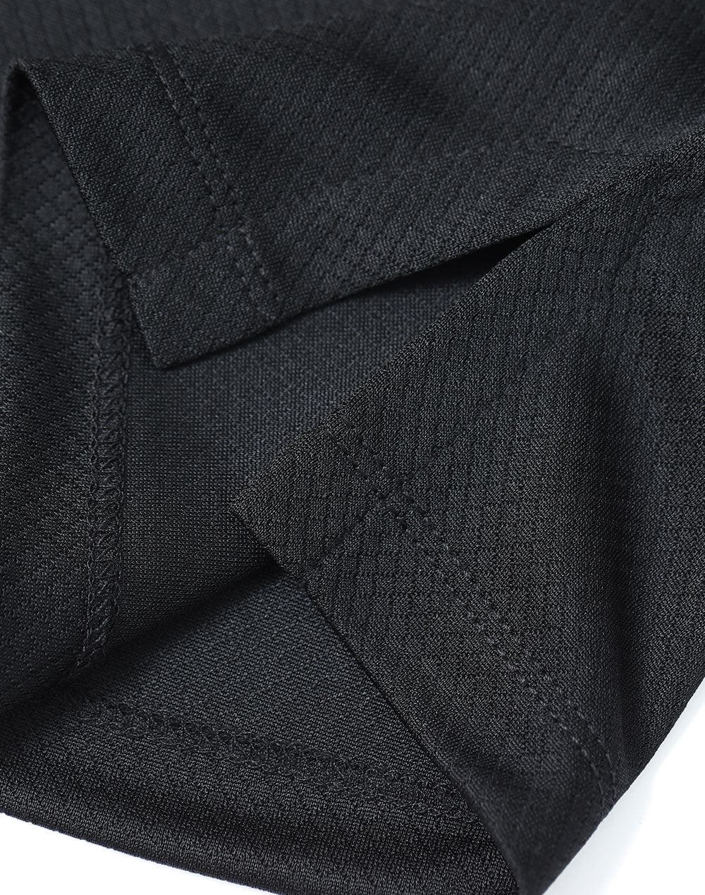 Sustainable Jacquard Knit Polo Ladies - Black - View
