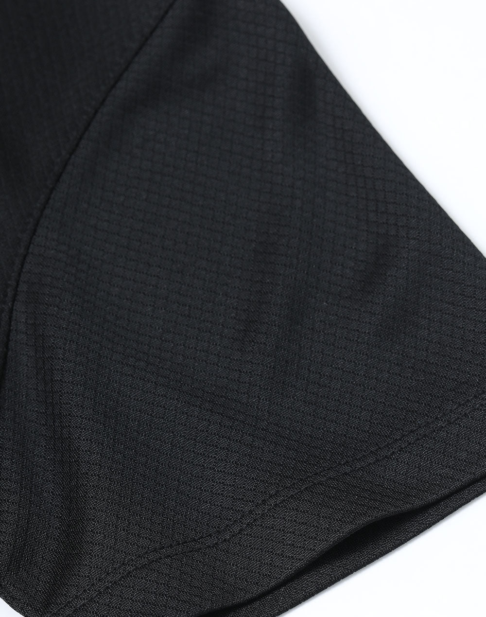 Sustainable Jacquard Knit Polo Ladies - Coal - View