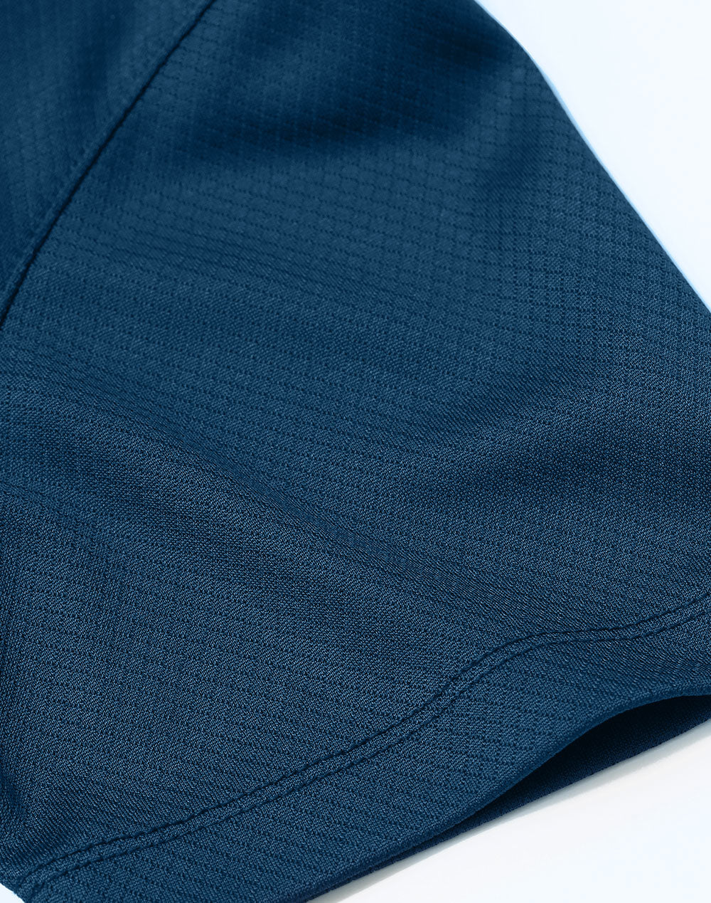 Sustainable Jacquard Knit Polo Ladies - Crew Navy - View
