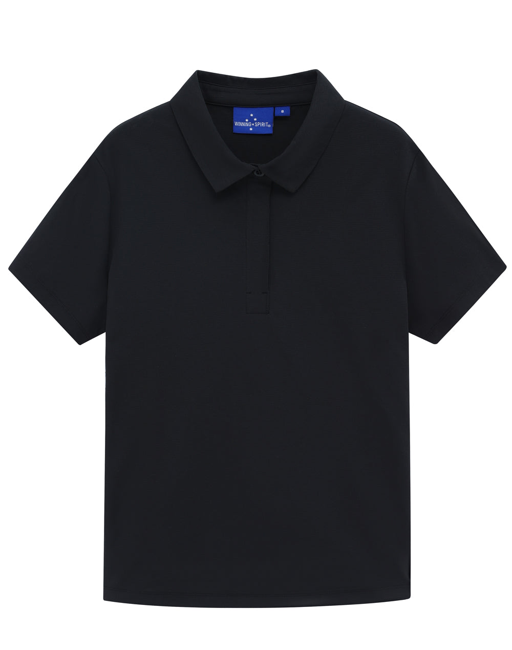 Womens High Performance Graphene Polo - Black - View