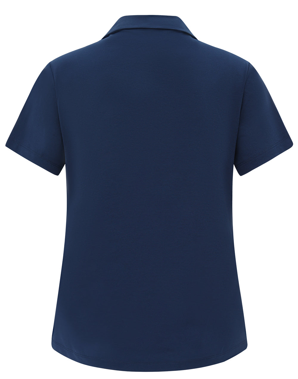 Womens High Performance Graphene Polo - Navy - Back