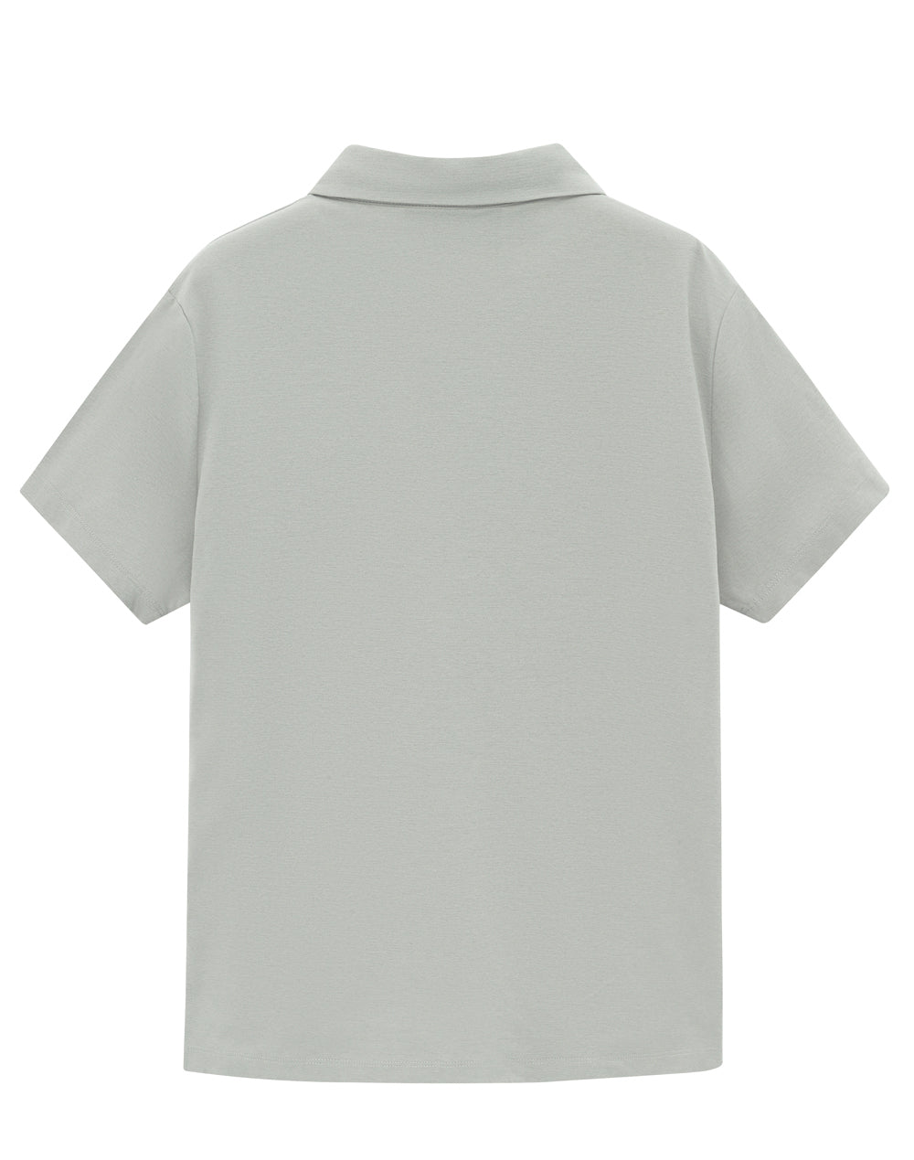 Womens High Performance Graphene Polo - Silver Grey - Back