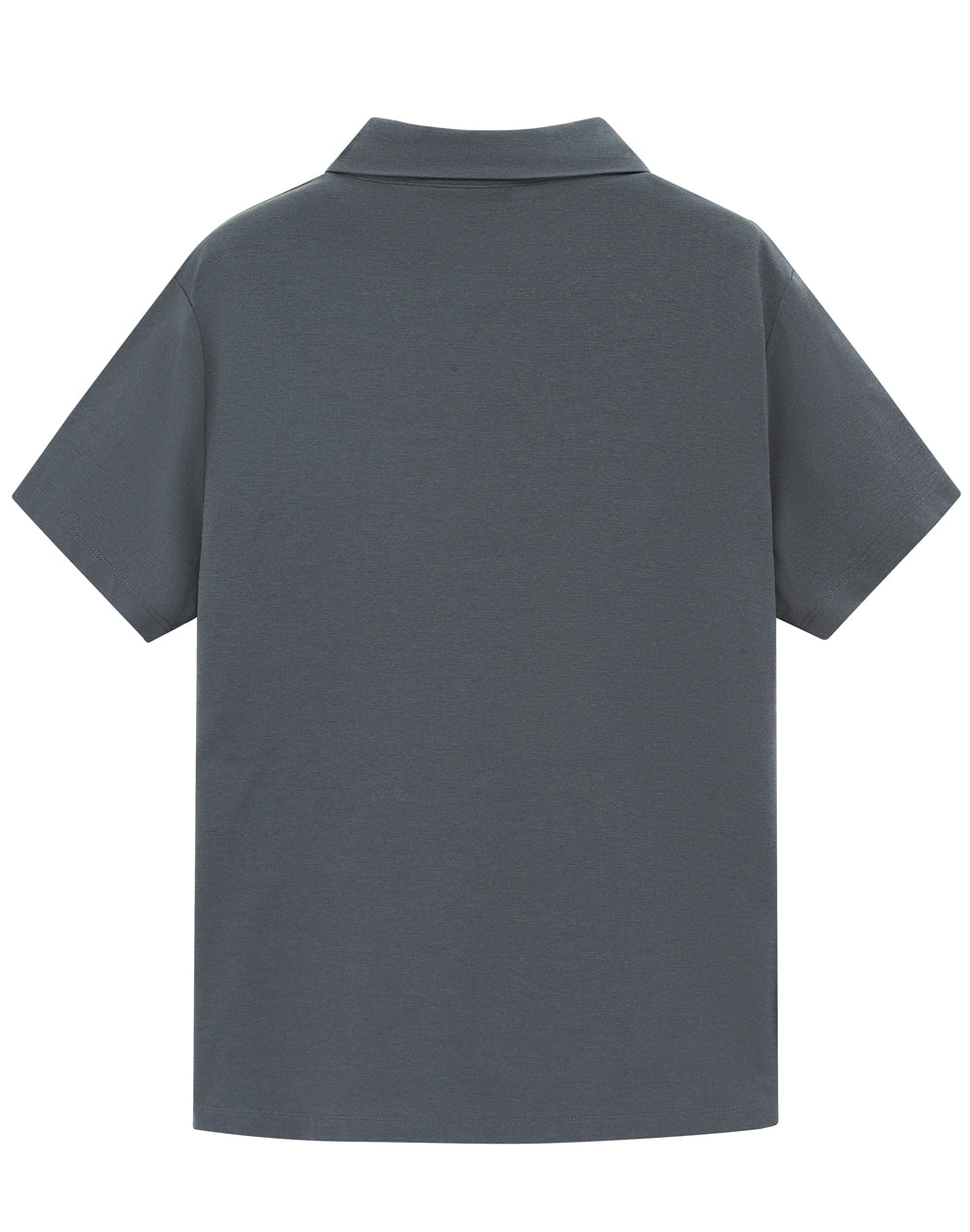 Womens High Performance Graphene Polo - Storm Grey - Back