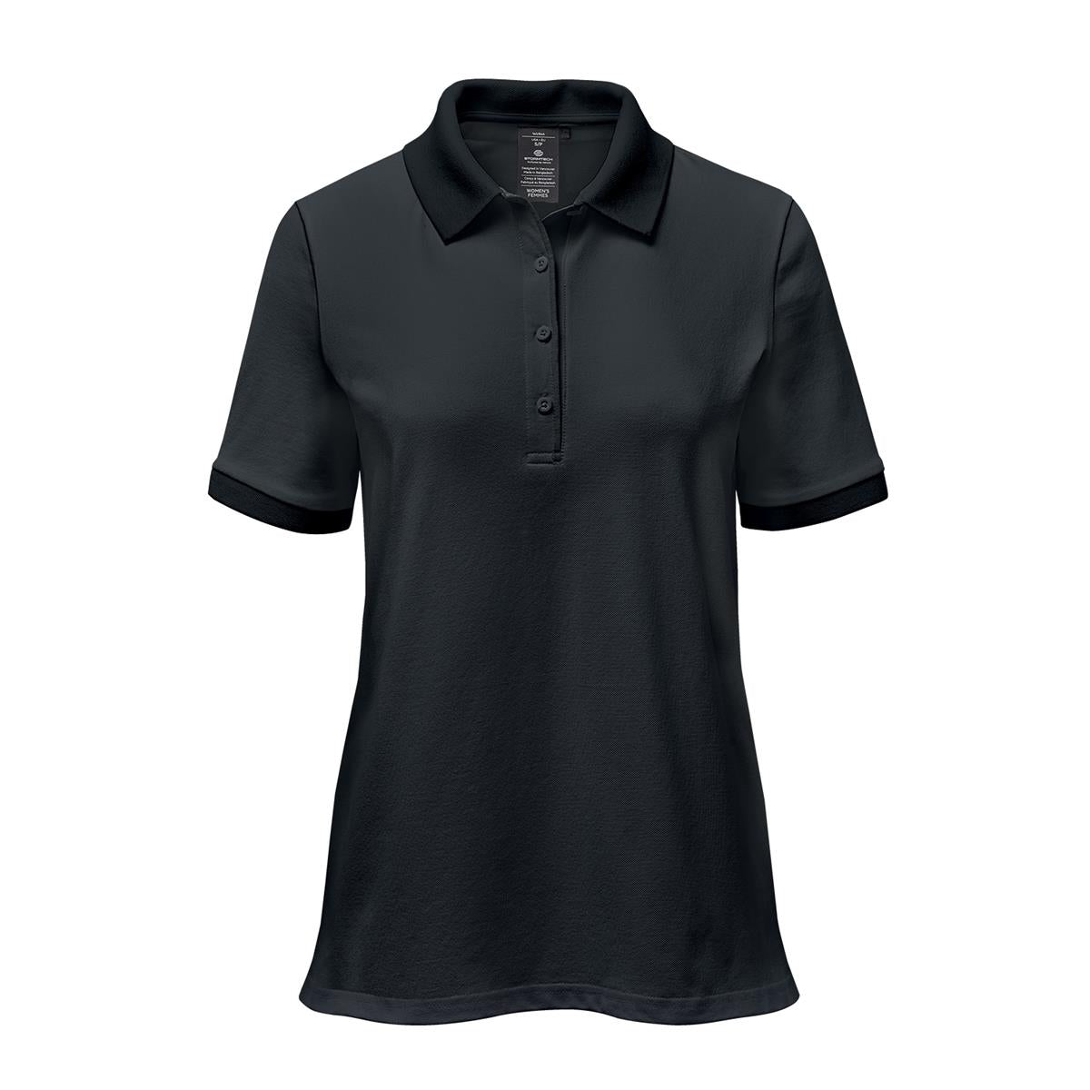 Women's Ferrera Polo - Black - Front