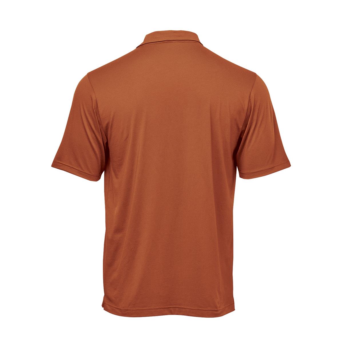 Men's Oasis Polo - Rust - Back
