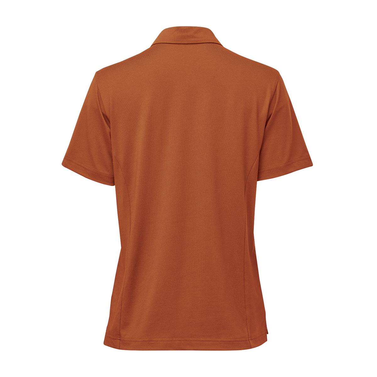 Women's Oasis Polo - Rust - Back