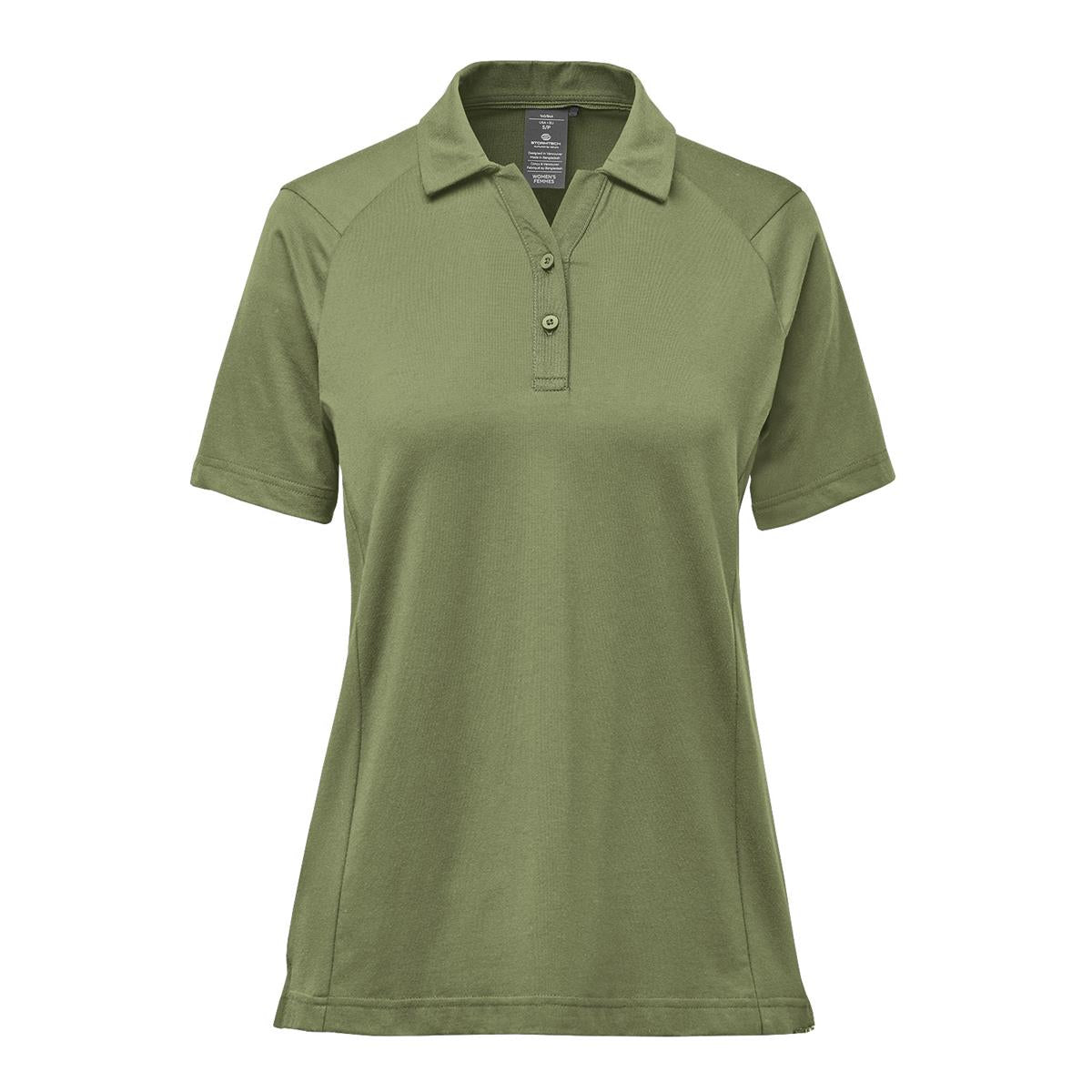 Women's Oasis Polo - Sage Green - Front