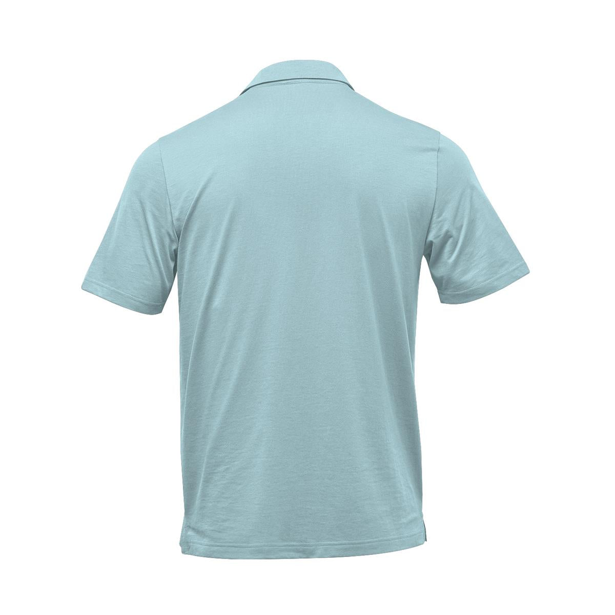 Men's Settebello Polo - Ice Blue - Back