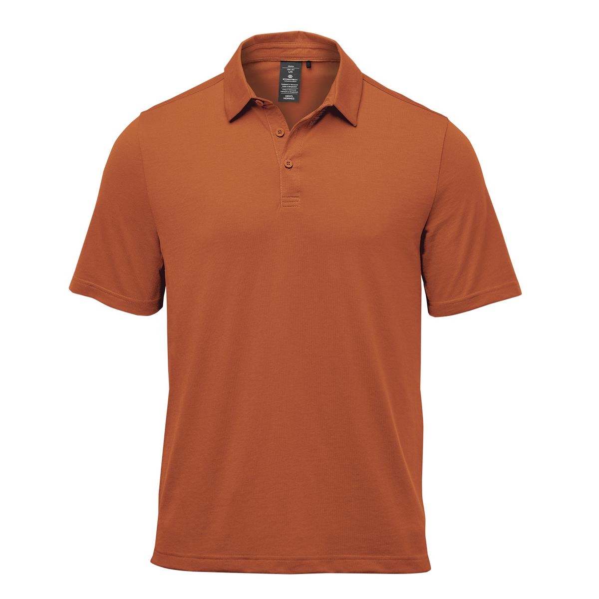 Men's Settebello Polo - Rust - Front