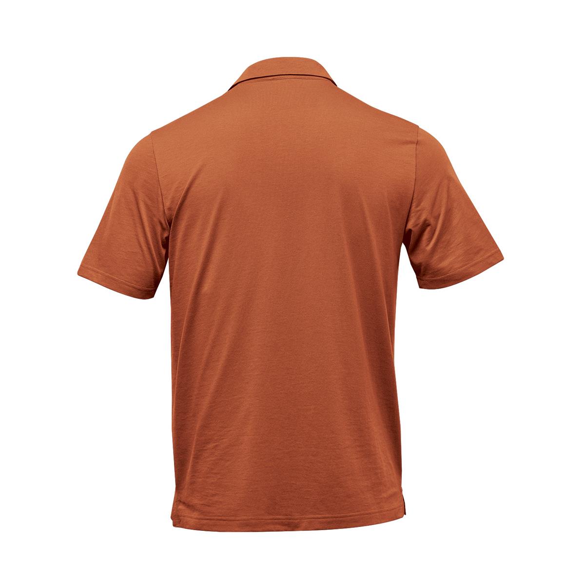 Men's Settebello Polo - Rust - Back