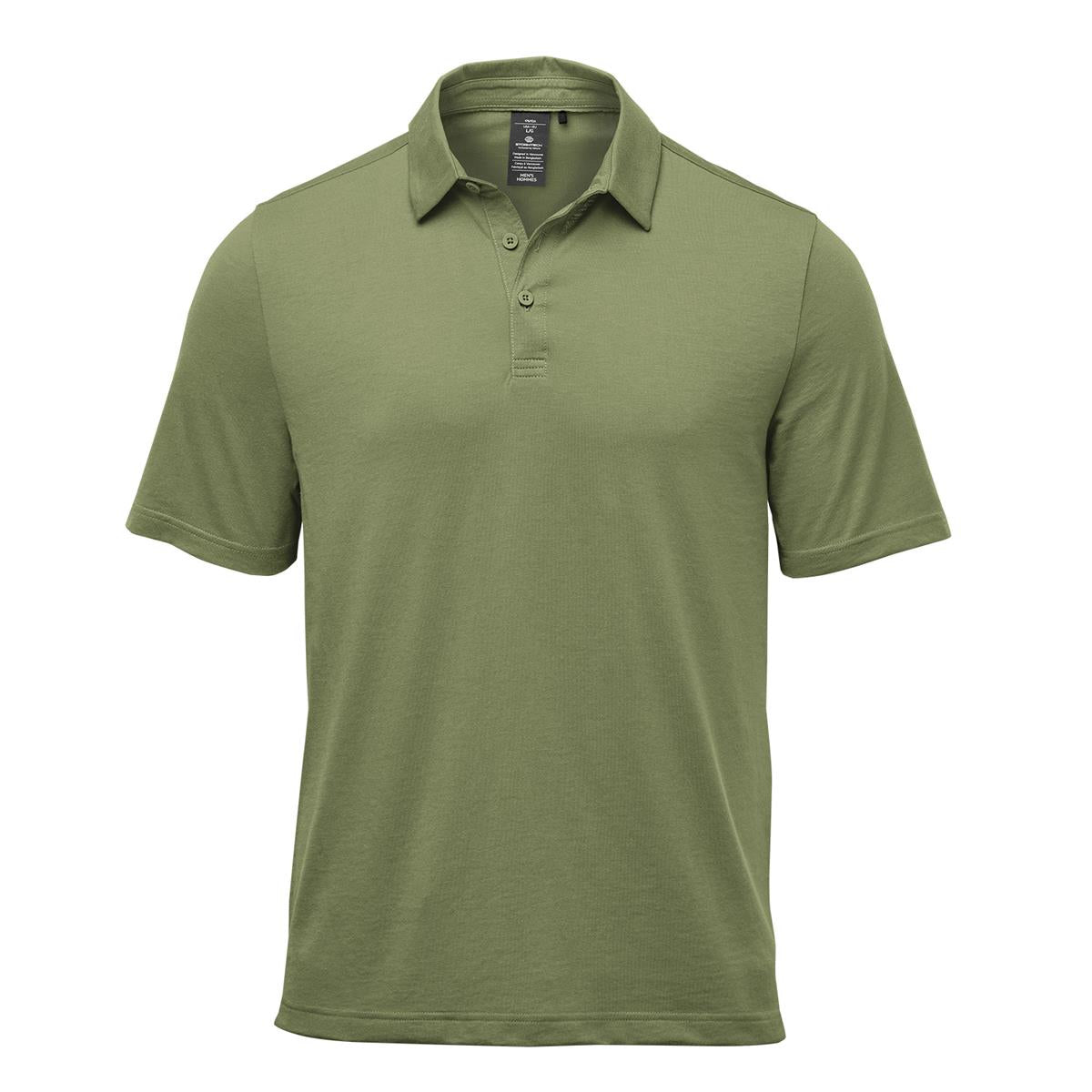 Men's Settebello Polo - Sage Green - Front