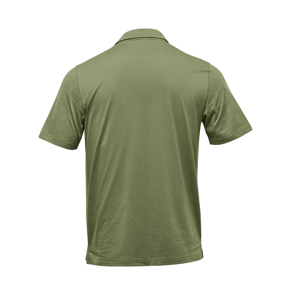 Men's Settebello Polo - Sage Green - Back
