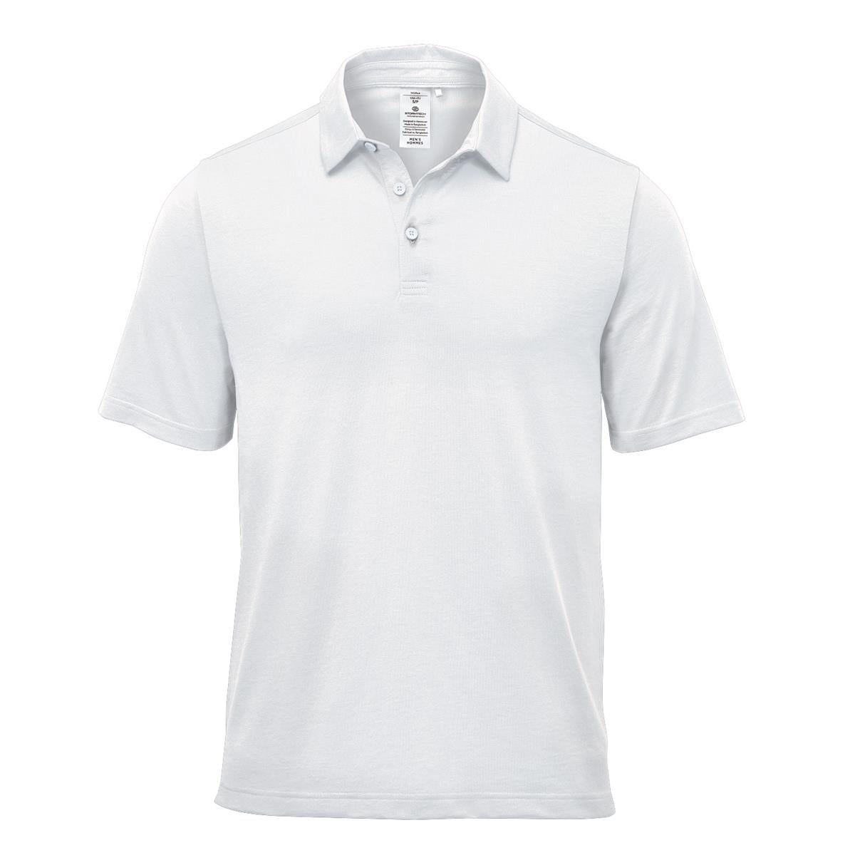 Men's Settebello Polo - White - Front