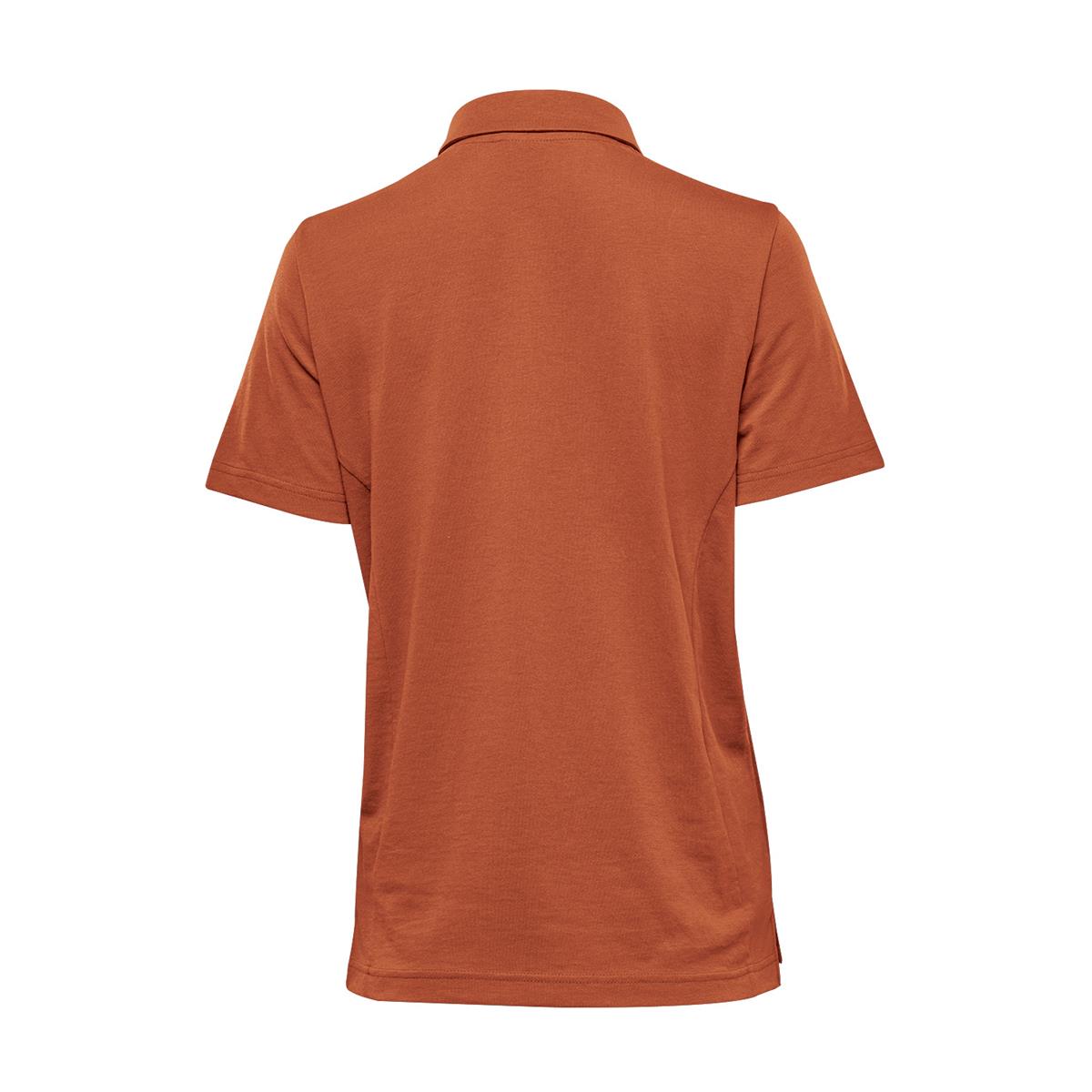 Women's Settebello Polo - Rust - Back