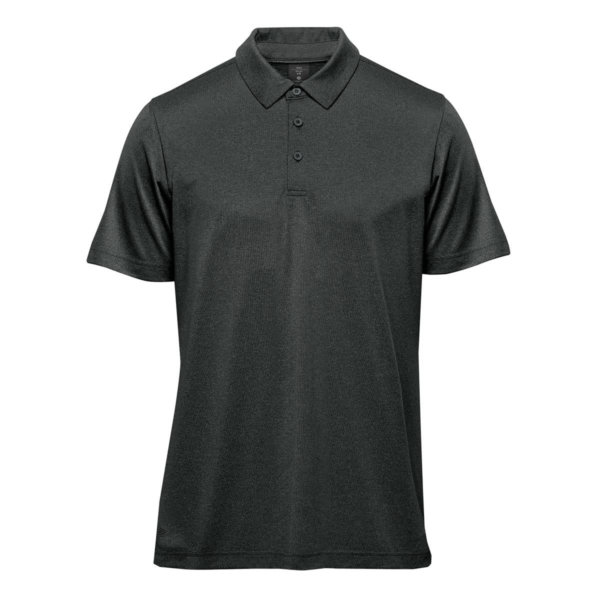 Men's Volante H2X-DRY Polo - Charcoal Heather - Front