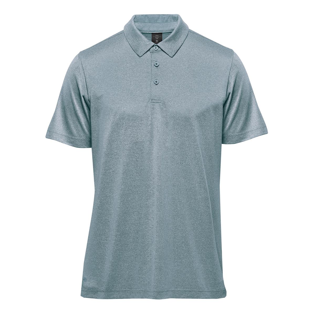 Men's Volante H2X-DRY Polo - Retro Blue Heather - Front