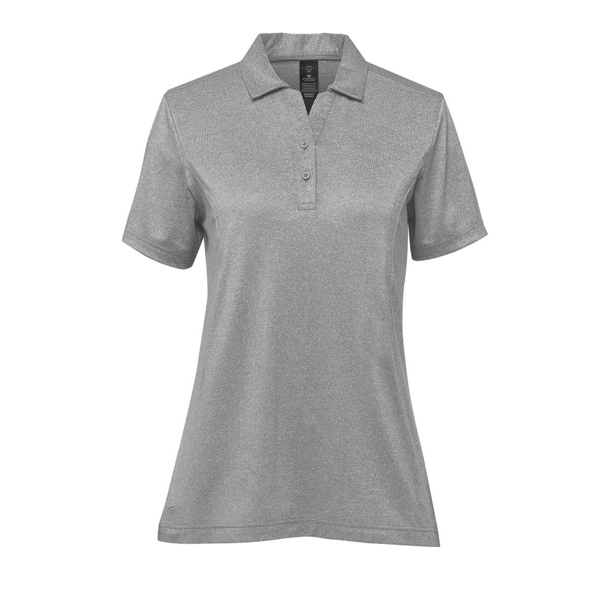 Women's Volante H2X-DRY Polo - Granite Heather - Front