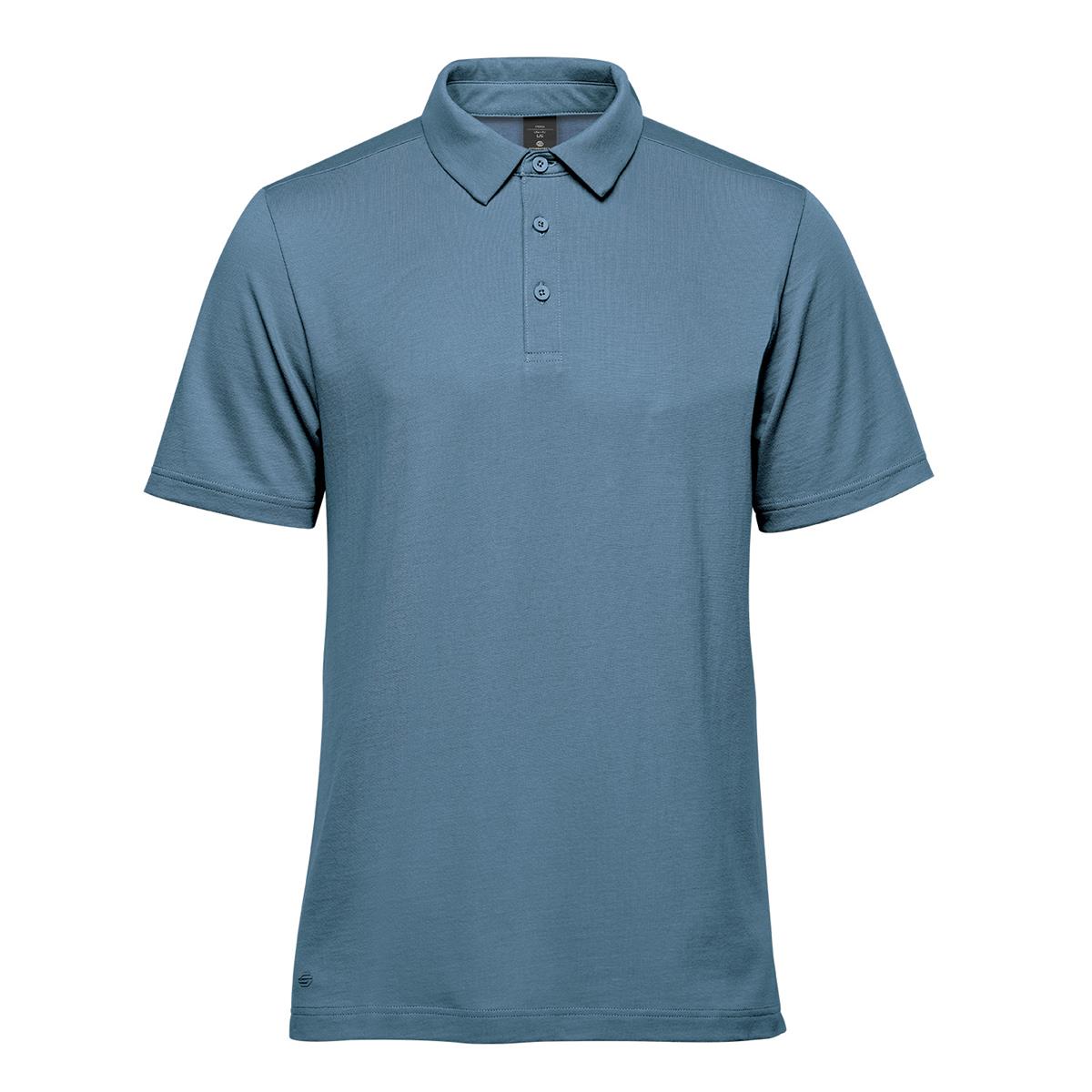 Men's Nevada Micro Pique Polo - Retro Blue - Front