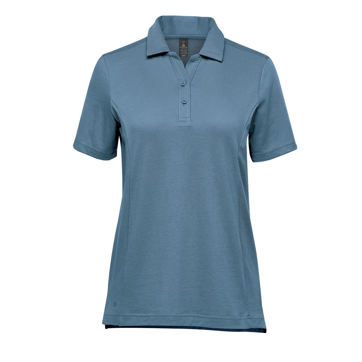 Women's Nevada Micro Pique Polo - Retro Blue - Front