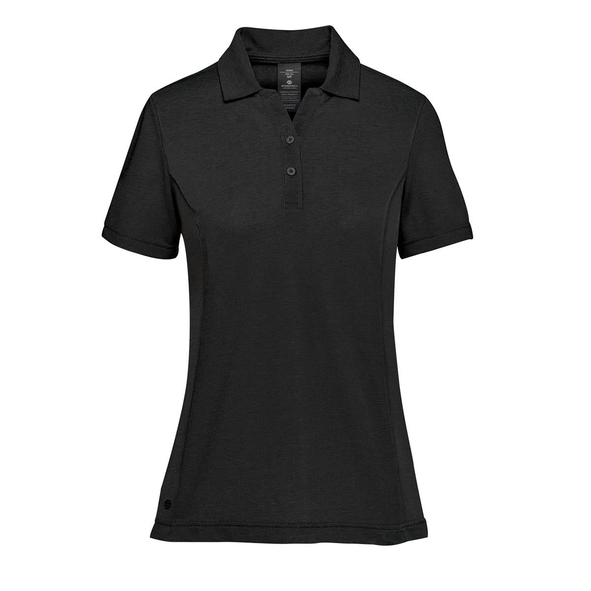 Women's Sonora H2X-Dry Polo - Black - Front