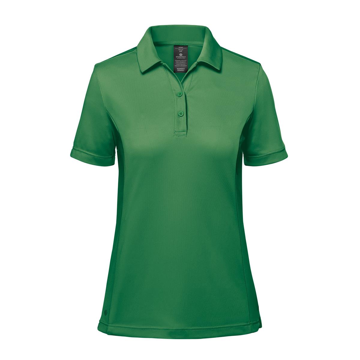 Women's Monterey Polo - Evergreen - Front