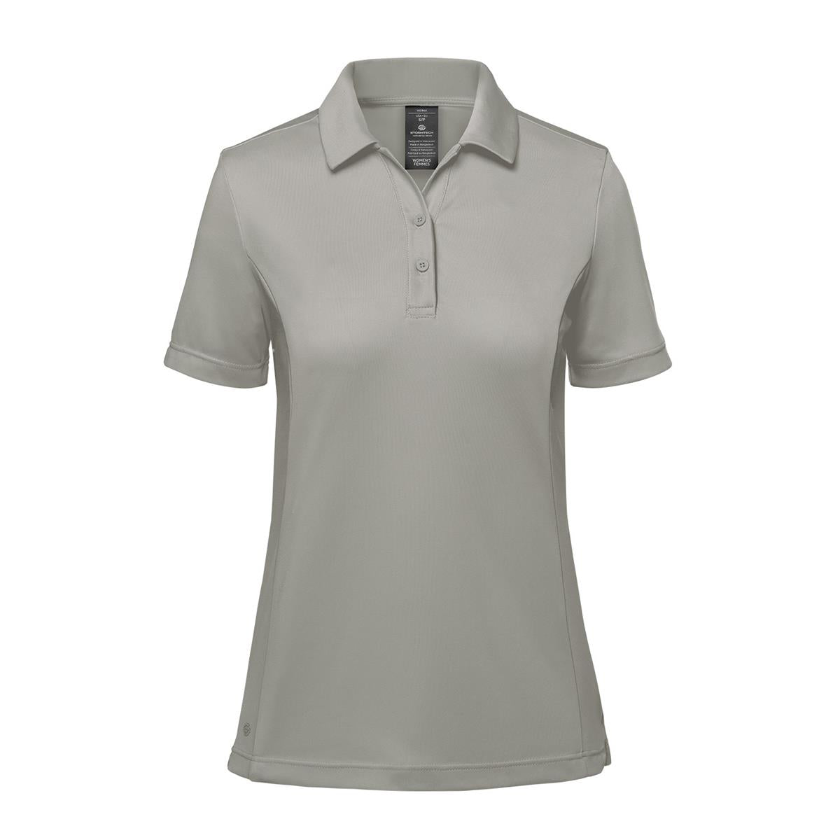 Women's Monterey Polo - Steel Grey - Front