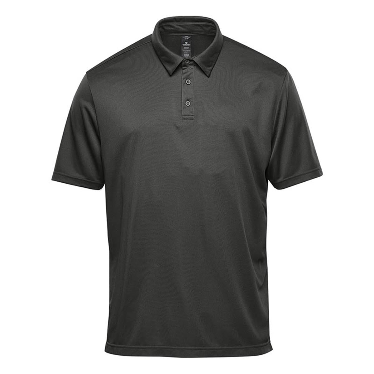 Men's Treeline Performance Short Sleeve Polo - Graphite - Front