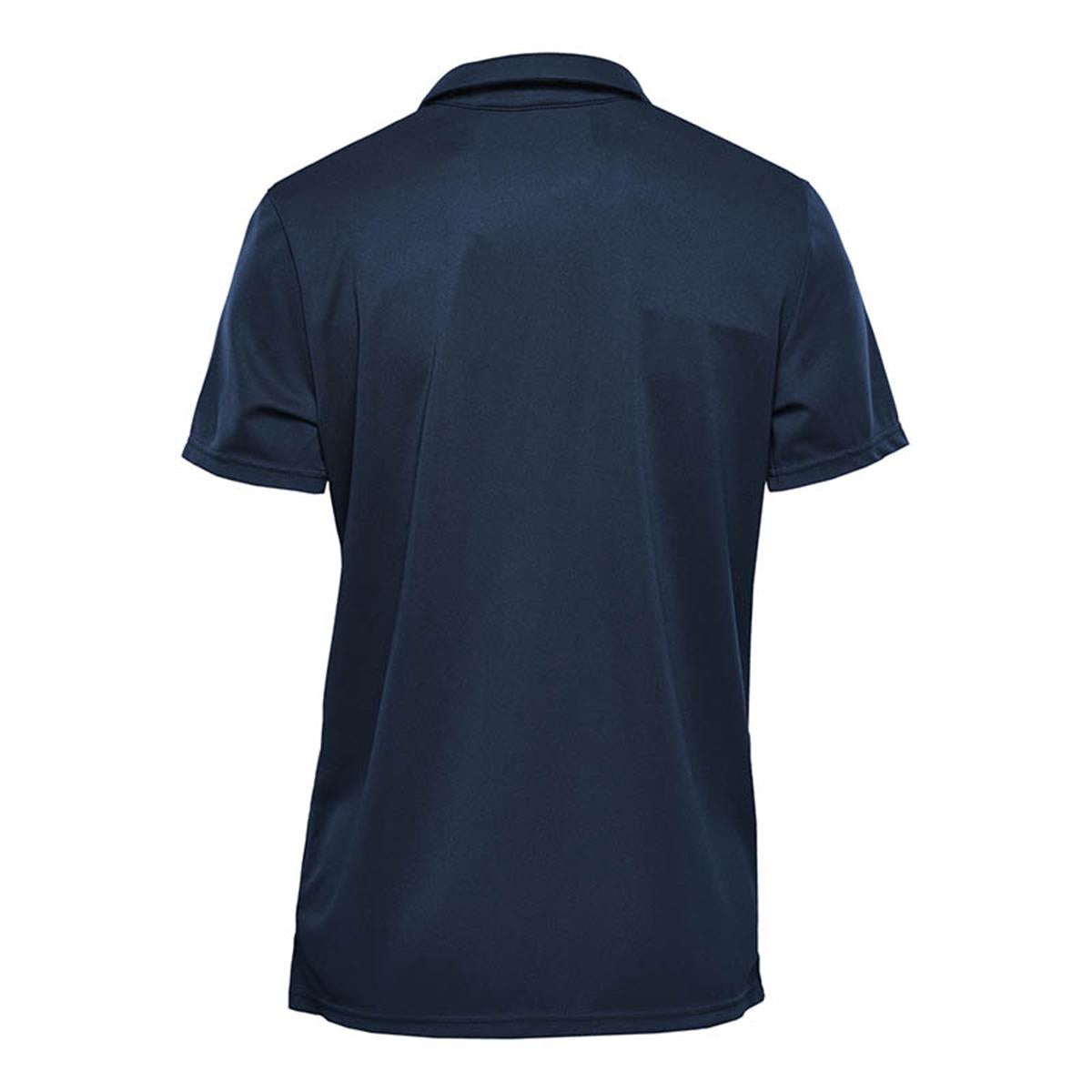 Women's Treeline Performance Short Sleeve Polo - Navy - Back