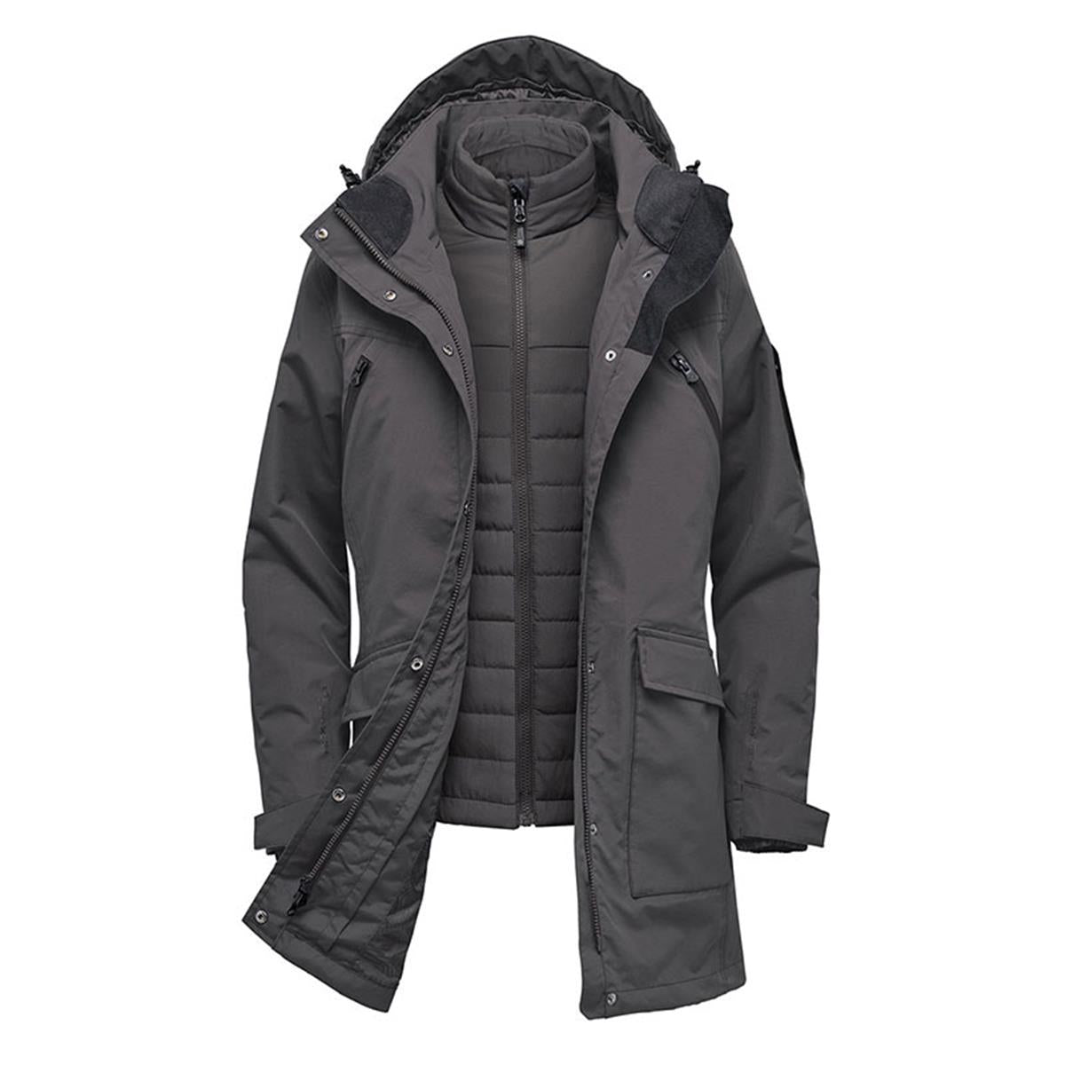 Women's Fairbanks 5-in-1 System Jacket - Graphite - Front