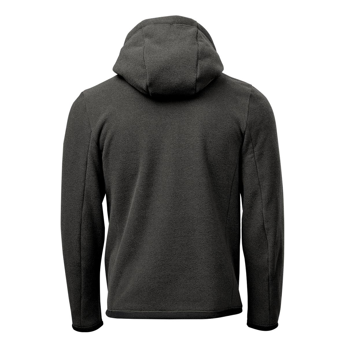 Men's Medusa Fleece Hoody - Charcoal Stripe - Back