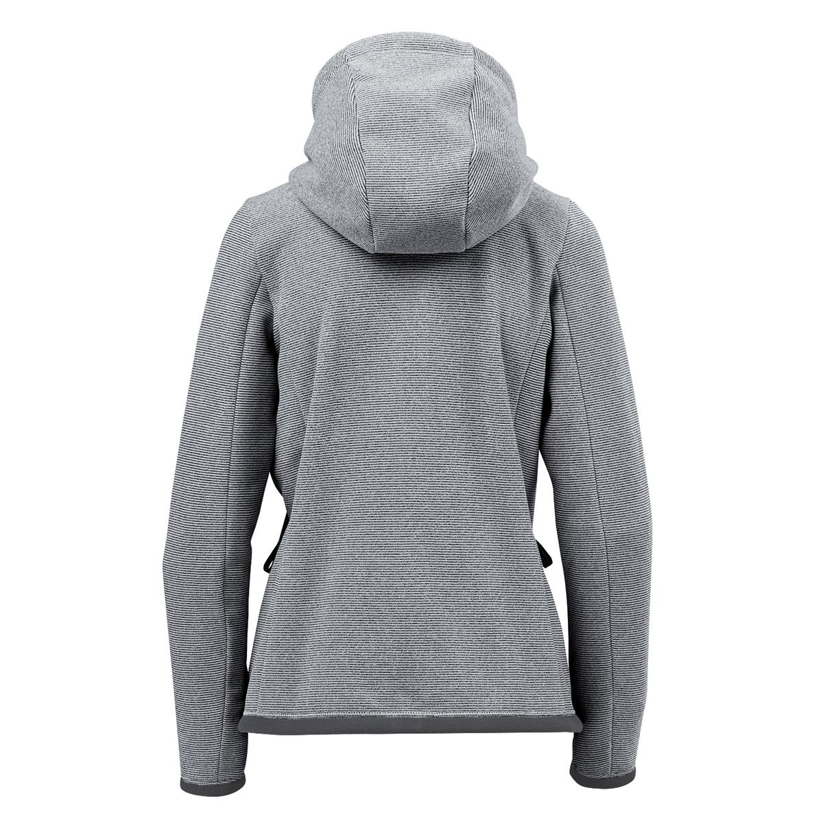 Women's Medusa Fleece Hoody - Zinc Stripe - Back