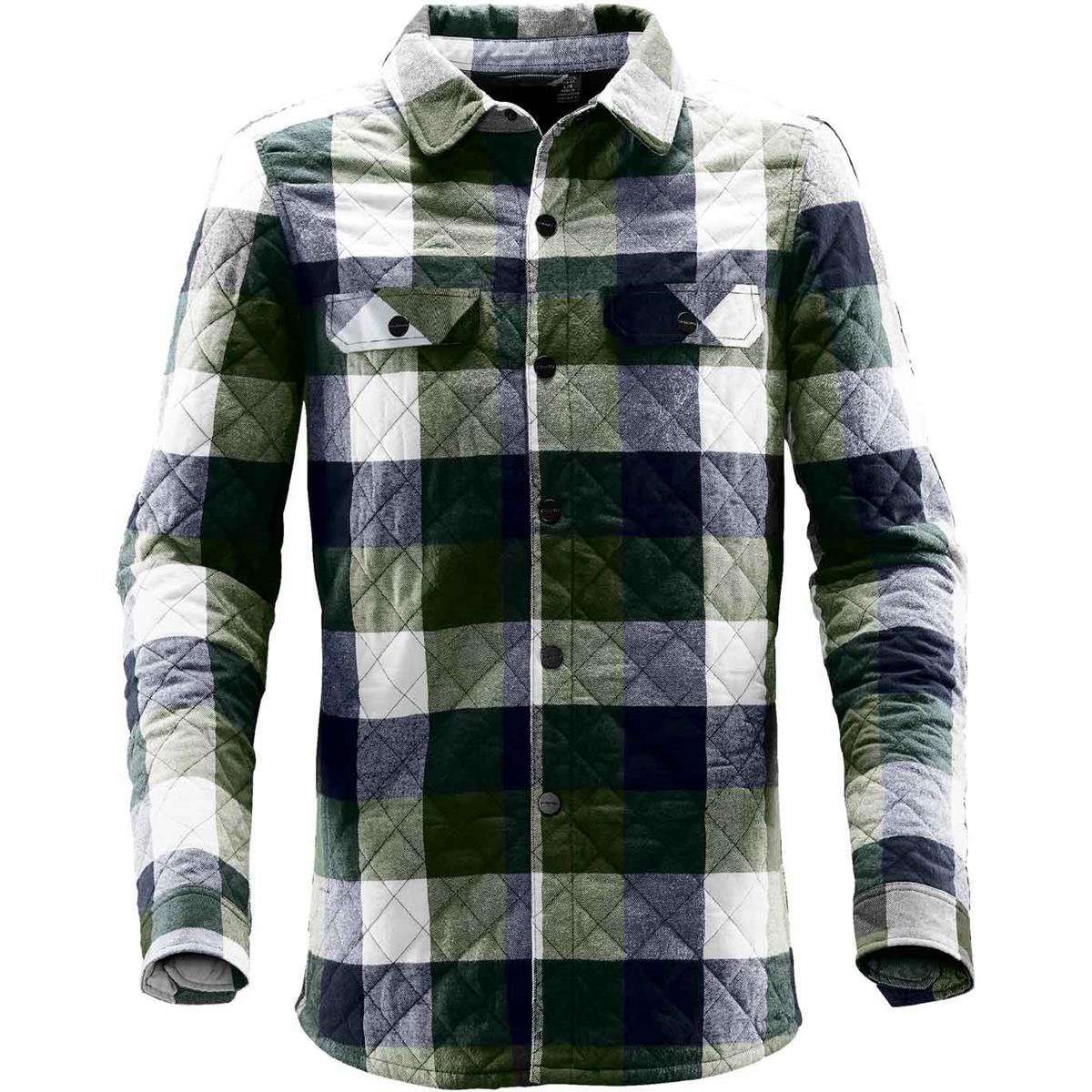 Men's North Beach Shacket - Earth / Navy - Front