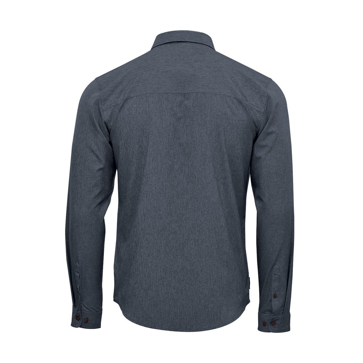 Men's Azores Quick Dry Shirt - Dark Denim Heather - Back