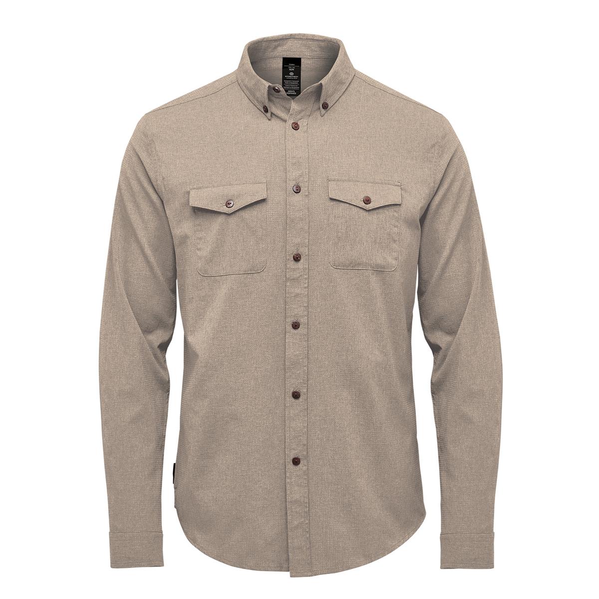 Men's Azores Quick Dry Shirt - Taupe - Front
