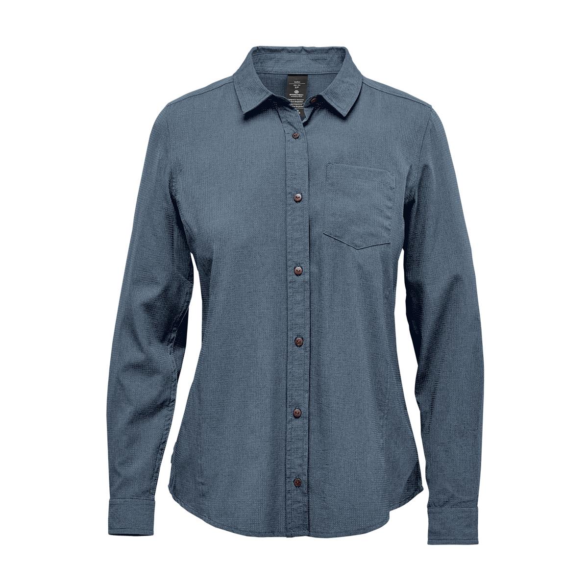 Women's Azores Quick Dry Shirt - Retro Blue - Front