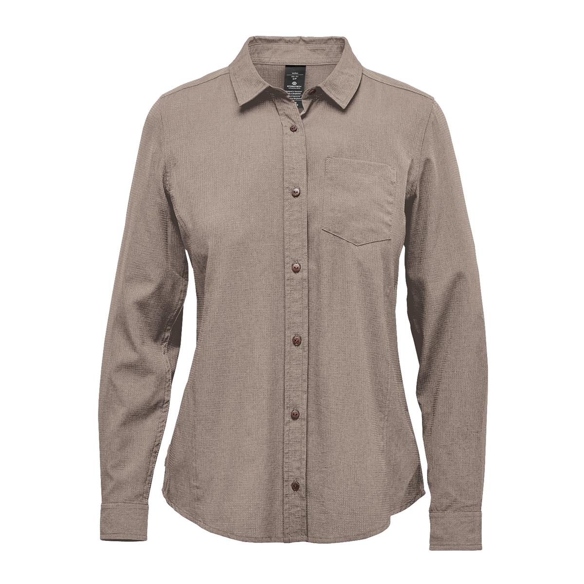 Women's Azores Quick Dry Shirt - Taupe - Front