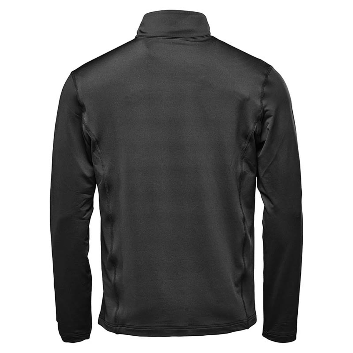Men's Augusta 1/4 Zip Long Sleeve - Black - Back
