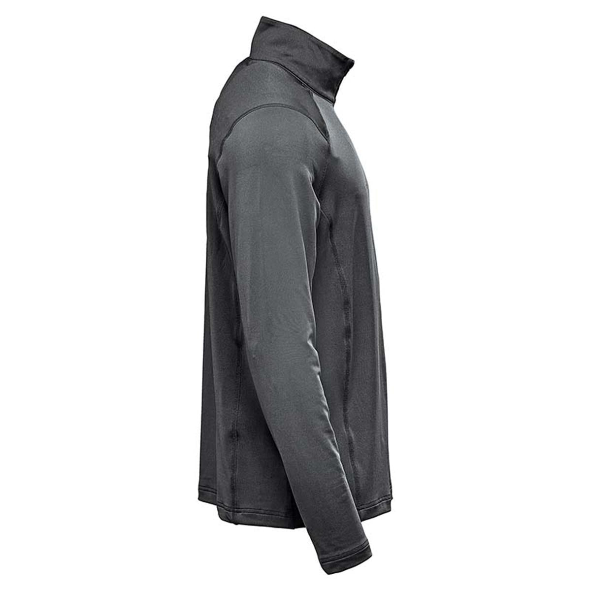 Men's Augusta 1/4 Zip Long Sleeve - Graphite - Back