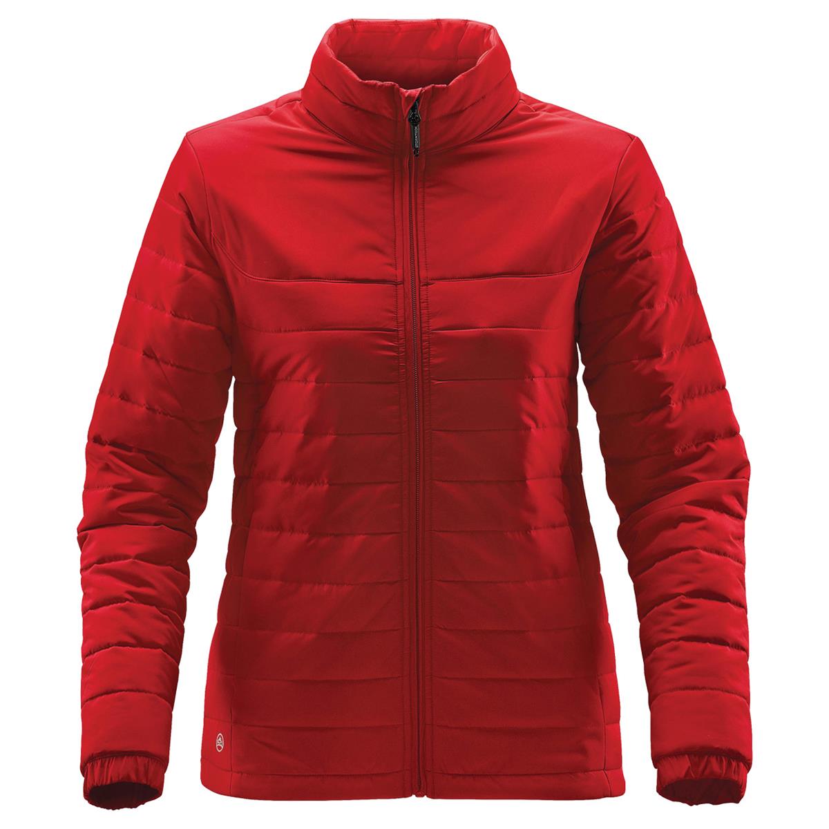 Women's Nautilus Quilted Jacket - Bright Red - Front