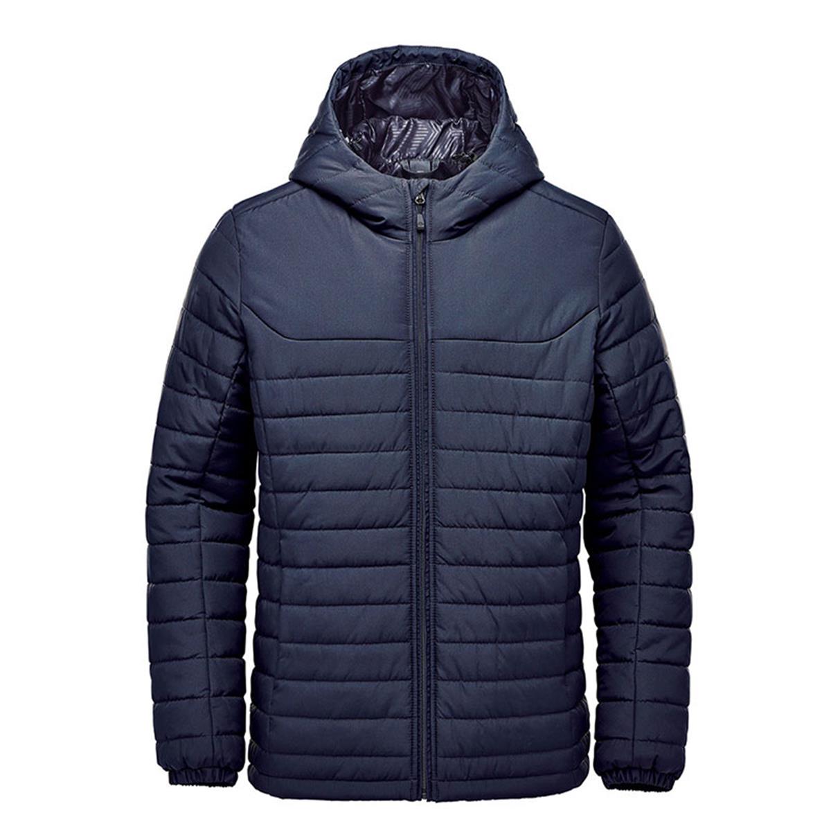 Men's Nautilus Quilted Hoody - Navy - Front