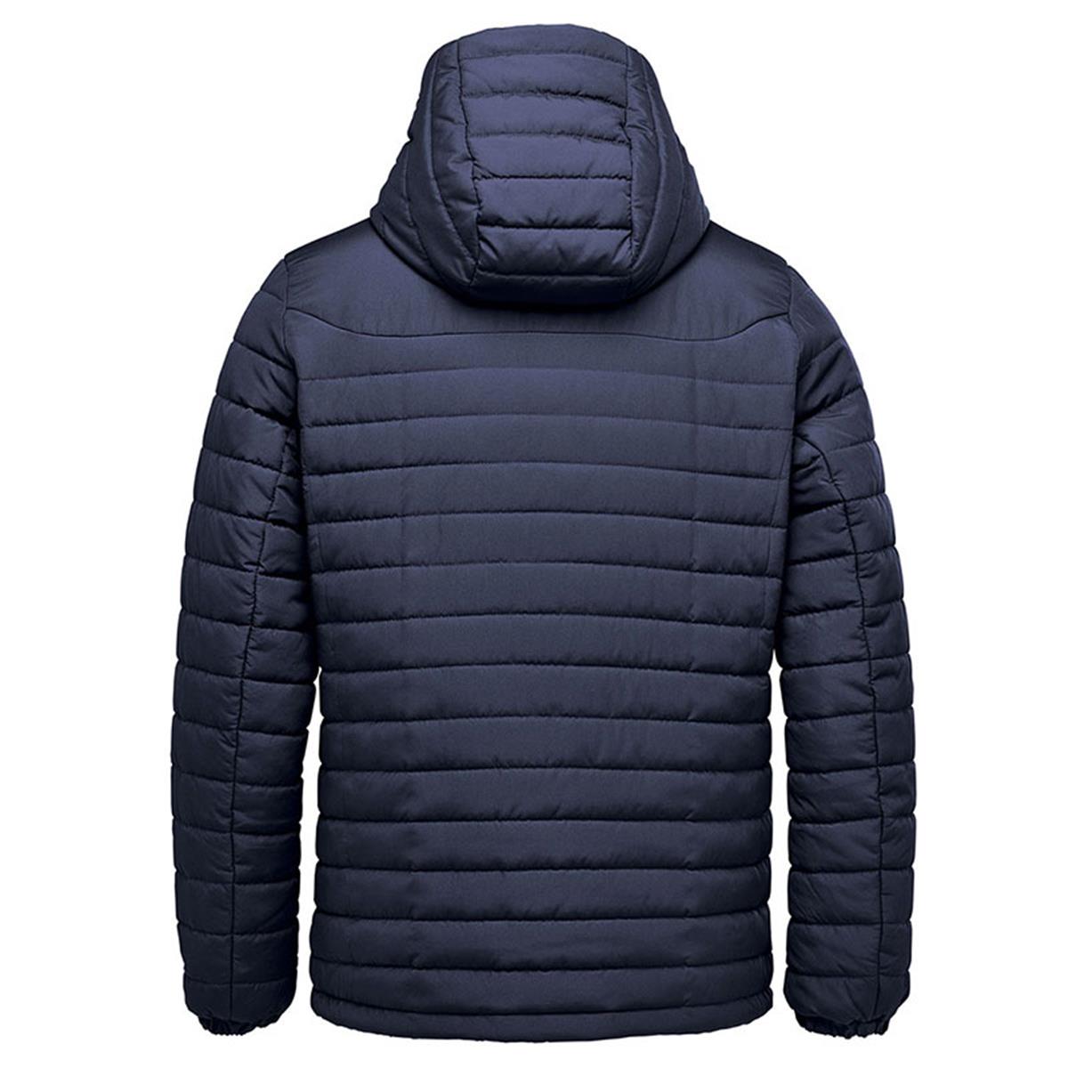 Men's Nautilus Quilted Hoody - Navy - Back