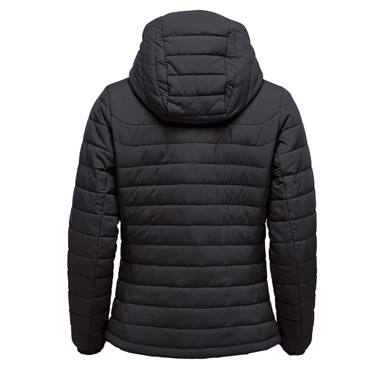 Women's Nautilus Quilted Hoody - Black - Back