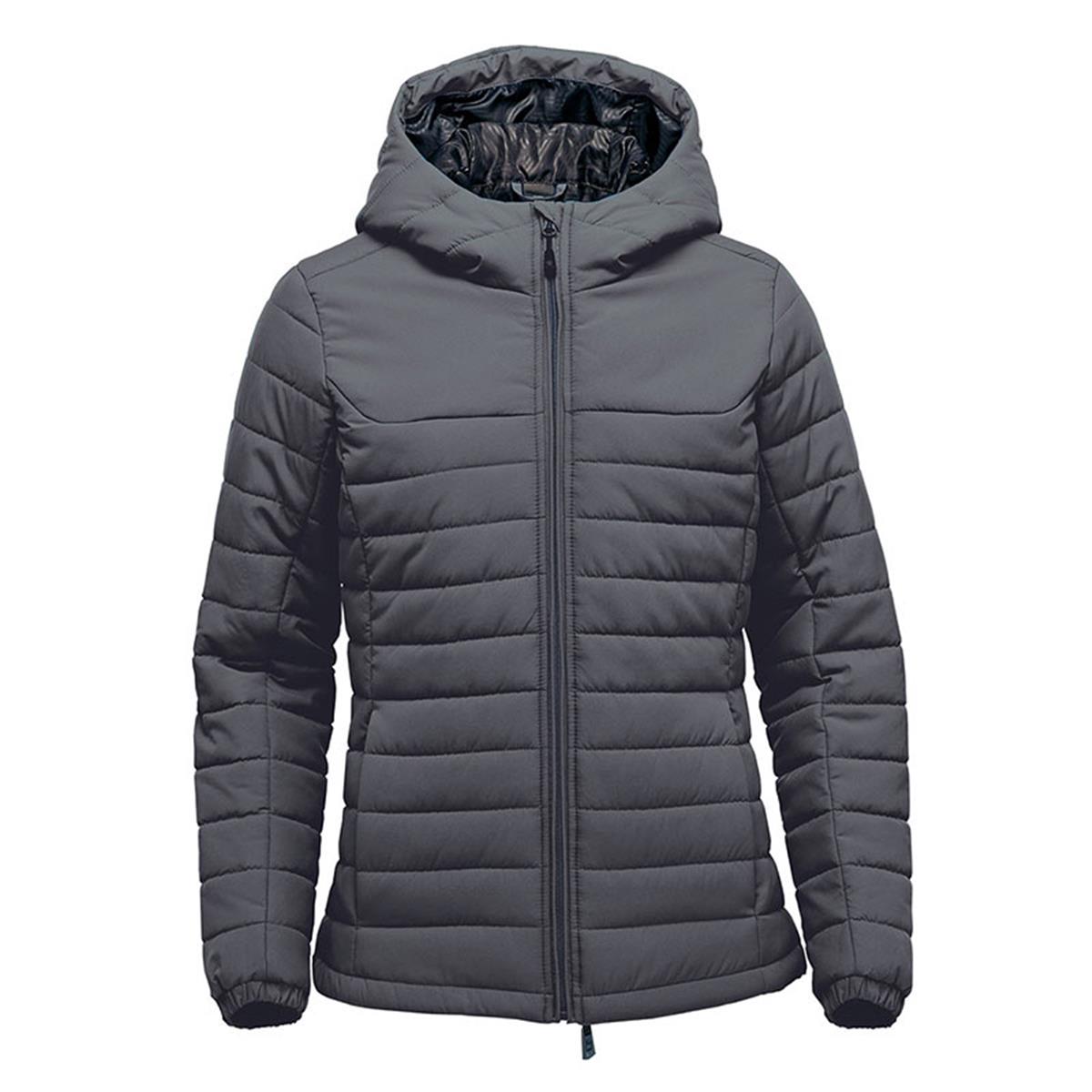 Women's Nautilus Quilted Hoody - Dolphin - Front