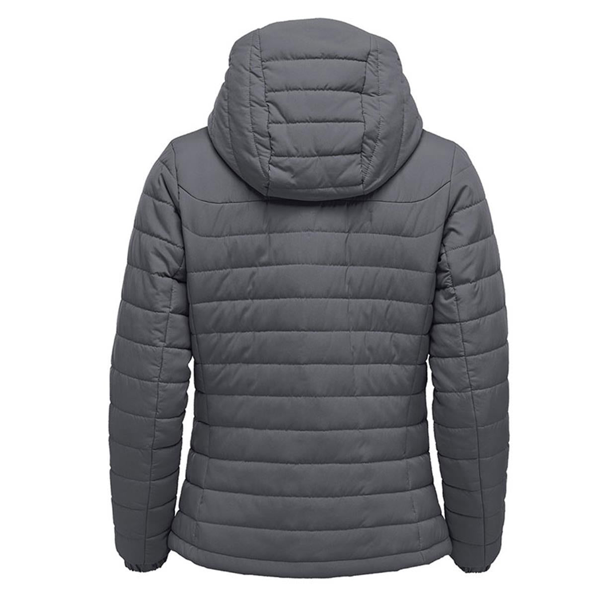Women's Nautilus Quilted Hoody - Dolphin - Back