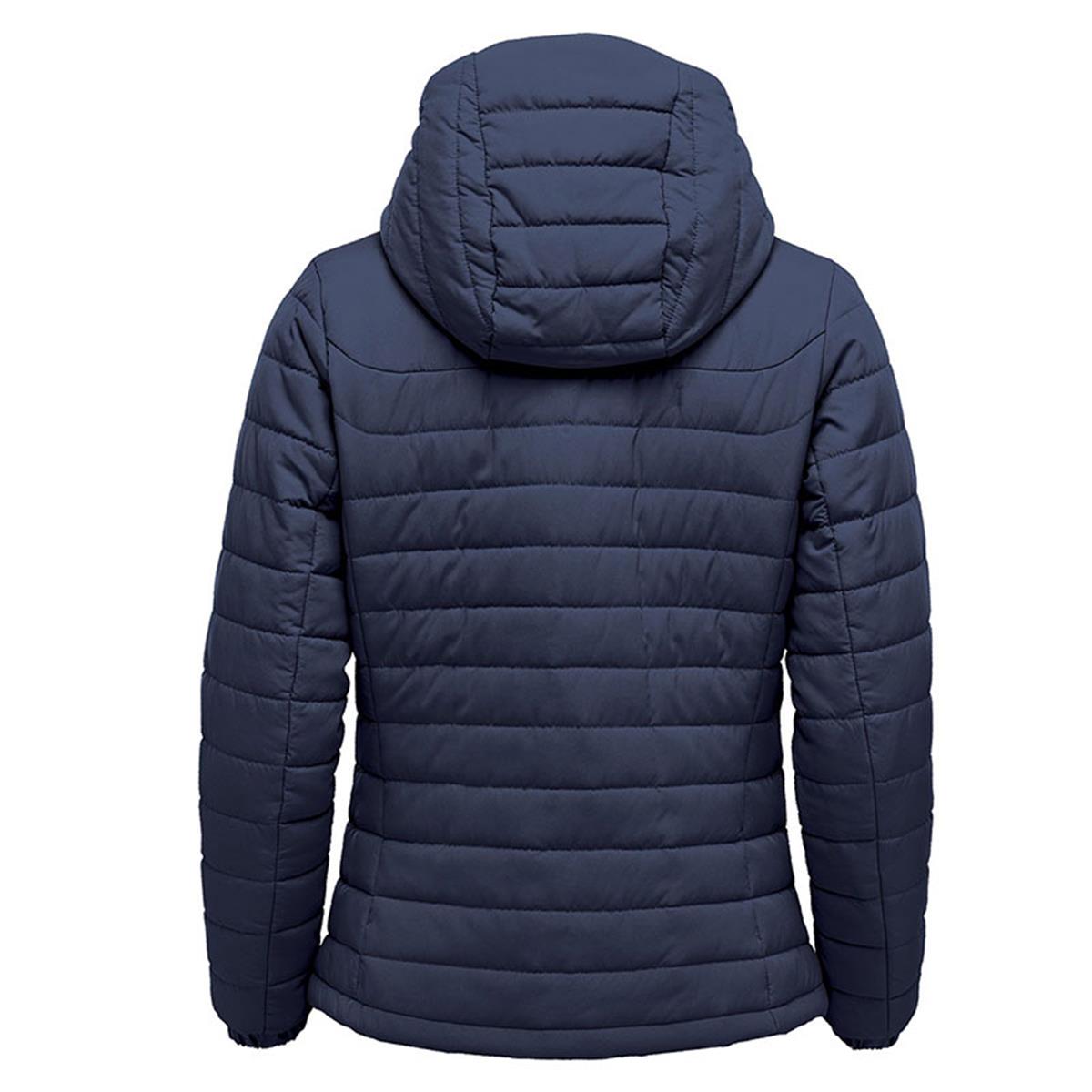 Women's Nautilus Quilted Hoody - Navy - Back