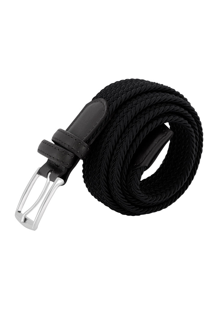 Casual Unisex Belt - Black/Black - Front
